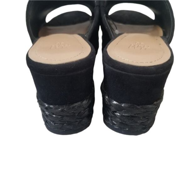 H&M Black Mules Wedge size 5.5 - Picture 7 of 9